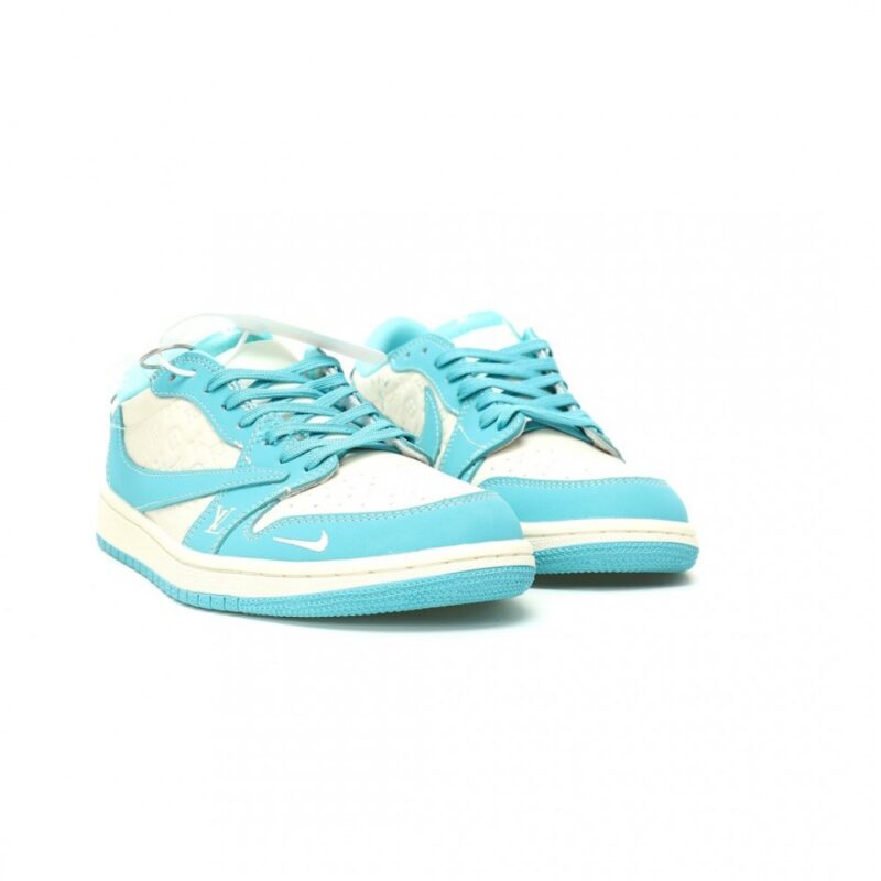 【AT12621】Louis Vuitton x Nike x Travis ScottコラボAir Jordan 1 Lowスニーカー | Nike Jordan