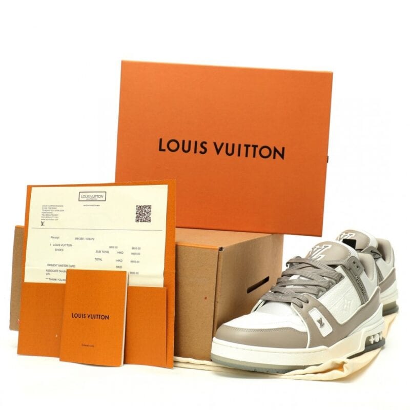 【AT12628】ルイ・ヴィトンLV Trainerスニーカー - ヴァージル・アブローの現代アートデザイン | Louis Vuitton Malletier
