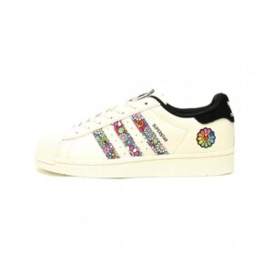 【AT12639】Adidas Originals スーパースターひまわり刺繍スニーカー | Takashi Murakami