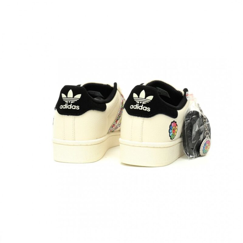 【AT12639】Adidas Originals スーパースターひまわり刺繍スニーカー | Takashi Murakami