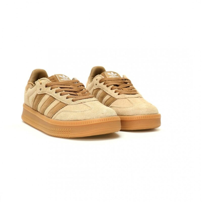 【AT12640】アディダスオリジナルス サンバXLGスポーツスニーカー カーキブラウン | Adidas
