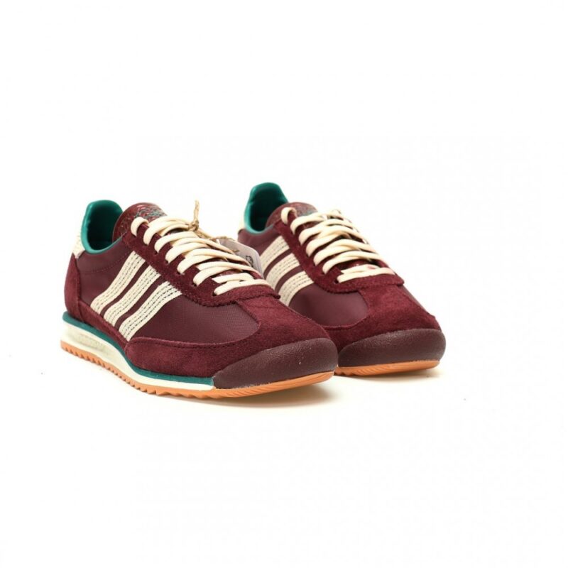 【AT12642】アディダス・オリジナルス SL72 OG ワインレッドレトロランニングシューズ | adidas