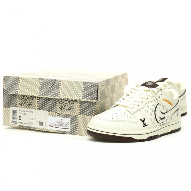 【AT12653】Nike SB Dunk Low LABUBU コラボカスタムバージョンスケートボードシューズ | Labubu