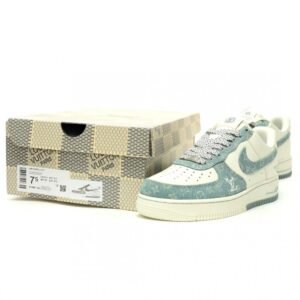 【AT12686】ルイ・ヴィトン x ナイキ Air Force 1限定コラボスニーカー | LV x Nike