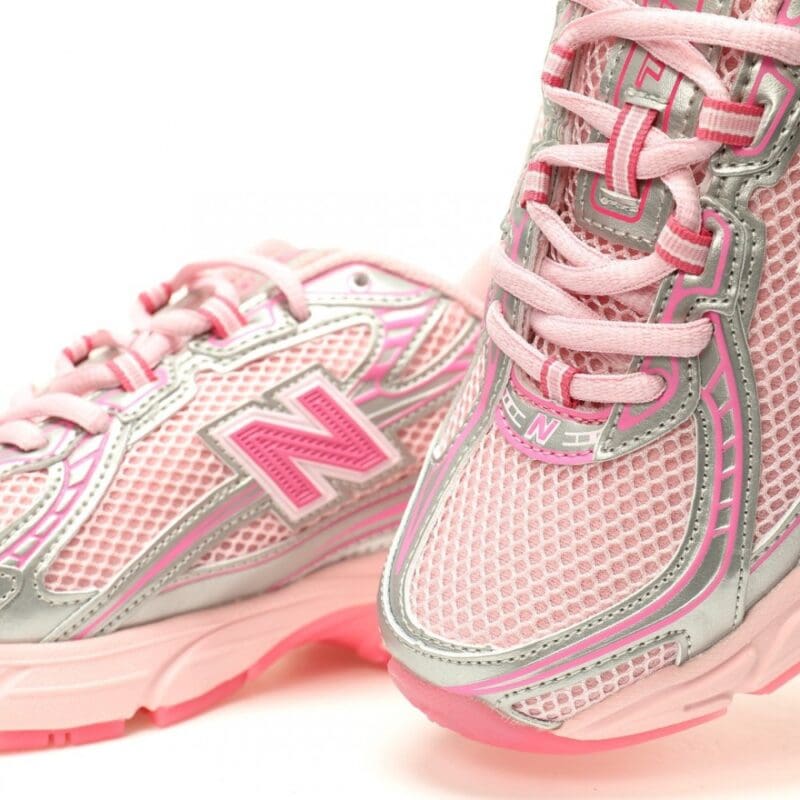 【AT12701】New Balance ニューバランス MR740シリーズ ピンクシルバーローカットランニングシューズ | New Balance