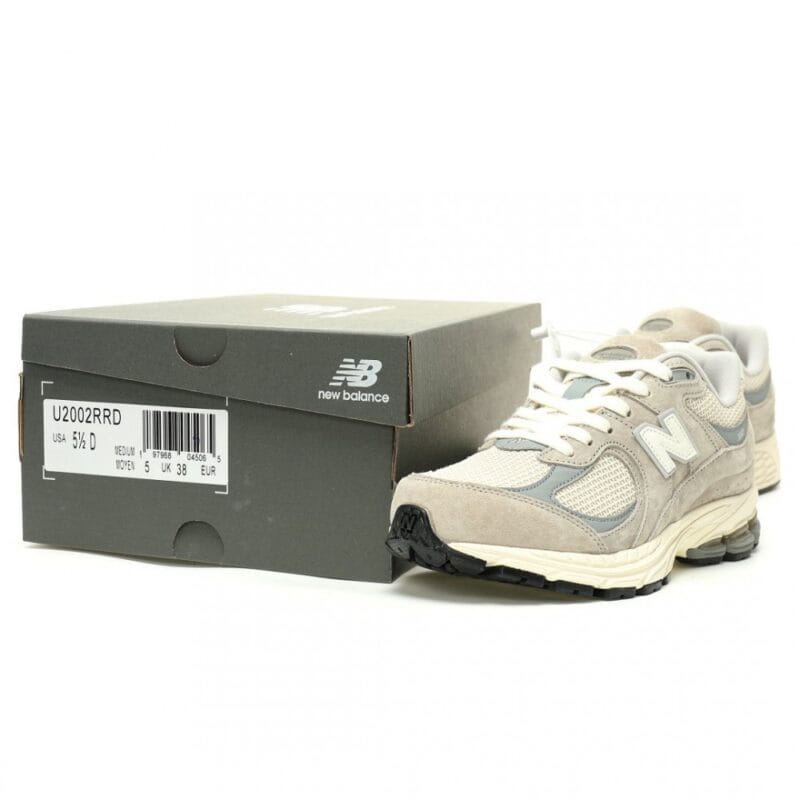 【AT12702】New Balance 2002Rシリーズランニングシューズ - ロックグレー配色 | New Balance