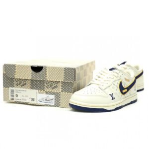 【AT12721】ナイキSB ダンク ロー × ルイ・ヴィトン限定コラボ靴 | LV x Nike