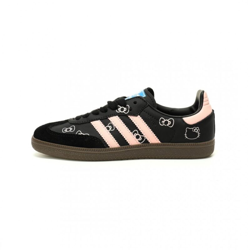 【AT12738】アディダス オリジナルス サンバ OG × ハローキティ コラボレーション カジュアルスポーツシューズ | Adidas Originals