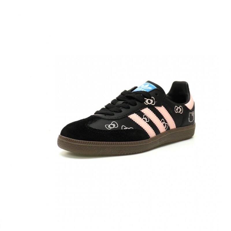 【AT12738】アディダス オリジナルス サンバ OG × ハローキティ コラボレーション カジュアルスポーツシューズ | Adidas Originals