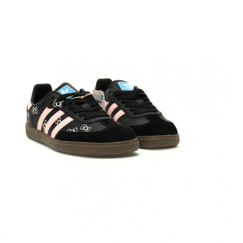 【AT12738】アディダス オリジナルス サンバ OG × ハローキティ コラボレーション カジュアルスポーツシューズ | Adidas Originals