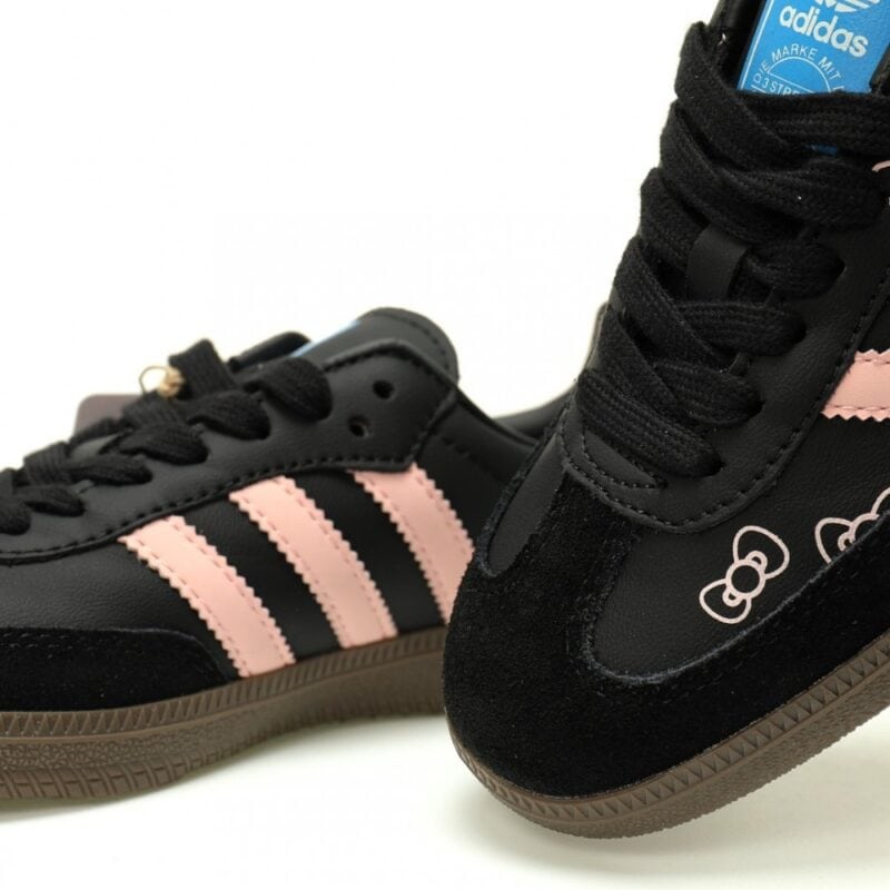【AT12738】アディダス オリジナルス サンバ OG × ハローキティ コラボレーション カジュアルスポーツシューズ | Adidas Originals