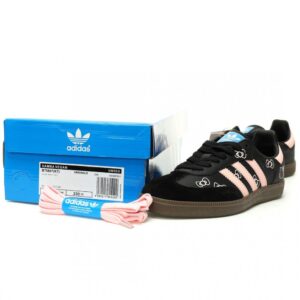 【AT12738】アディダス オリジナルス サンバ OG × ハローキティ コラボレーション カジュアルスポーツシューズ | Adidas Originals
