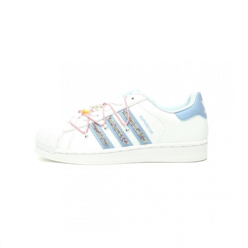 【AT12740】アディダスオリジナルススーパースターライトブルースニーカー | Adidas Superstar