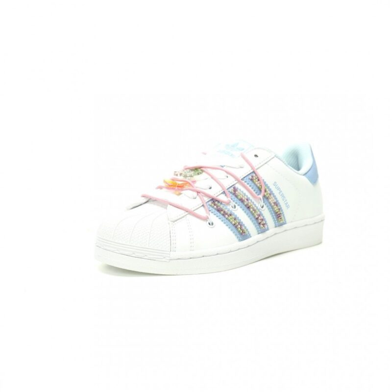 【AT12740】アディダスオリジナルススーパースターライトブルースニーカー | Adidas Superstar