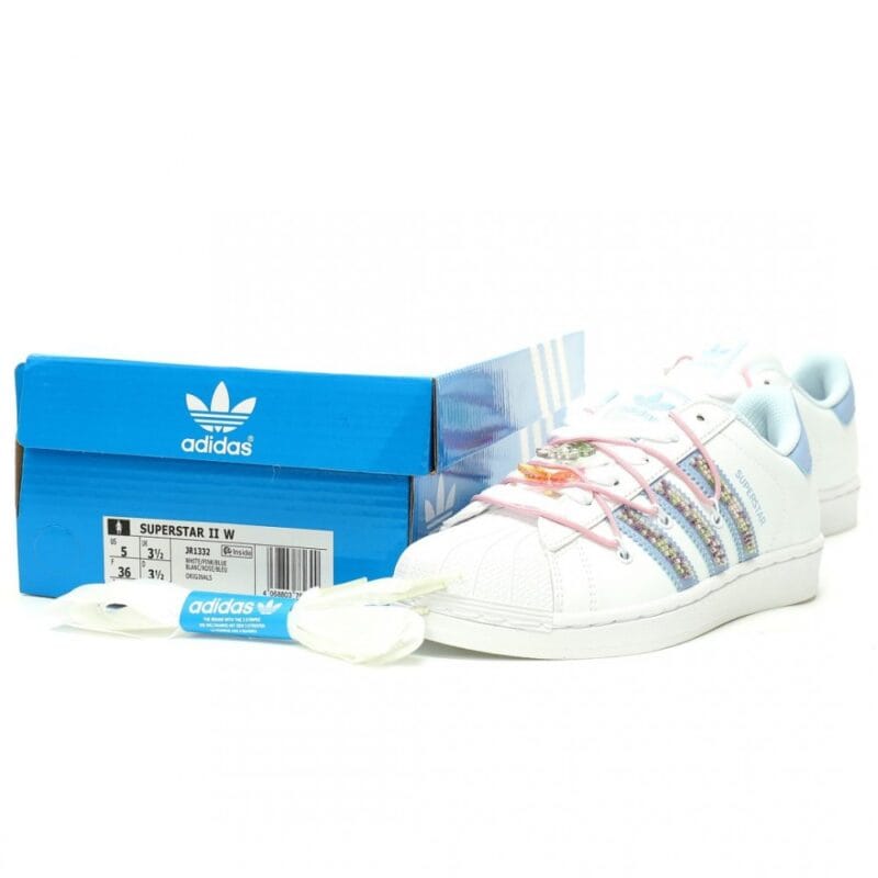 【AT12740】アディダスオリジナルススーパースターライトブルースニーカー | Adidas Superstar