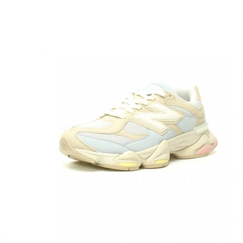 【AT12760】New Balance 9060シリーズ - Blue Creamマカロンカラー スニーカー | New Balance