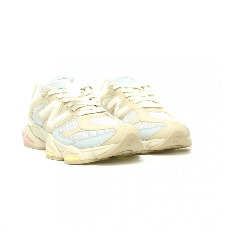 【AT12760】New Balance 9060シリーズ - Blue Creamマカロンカラー スニーカー | New Balance