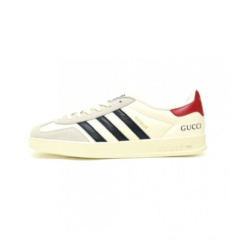 【AT12768】Gucci x Adidas ガゼル コラボレーションスニーカー 高級皮革と快適な履き心地のストリートファッション | Gucci x Adidas