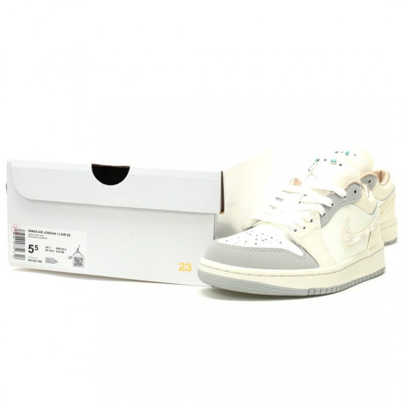 【AT12779】ナイキ エア ジョーダン 1 ロー 'セイル ソフト パール シークインズ' | Nike Jordan