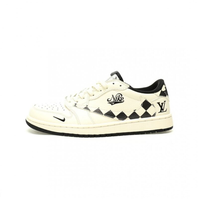 【AT12781】Nike、ルイ・ヴィトン、トラビス・スコット3WayコラボAir Jordan 1 Low - ストリートファッションと高級ファッションの融合 | Louis Vuitton x Nike