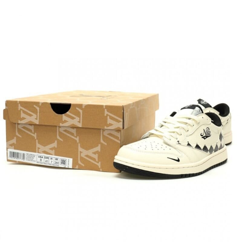 【AT12781】Nike、ルイ・ヴィトン、トラビス・スコット3WayコラボAir Jordan 1 Low - ストリートファッションと高級ファッションの融合 | Louis Vuitton x Nike
