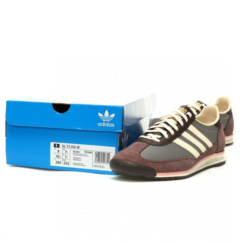 【AT12805】アディダス オリジナルス SL72 チャコールブラウン機能性スニーカー | Adidas