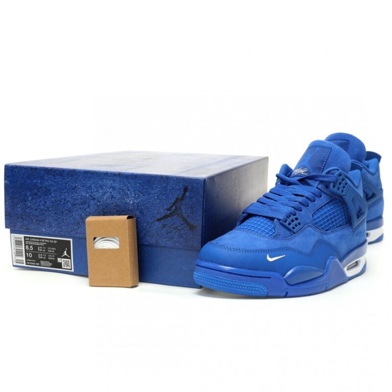 【AT12809】ナイキ Air Jordan 4 x Nigel Sylvesterコラボ『Brick By Brick Blue』新作 | Nike x Air Jordan