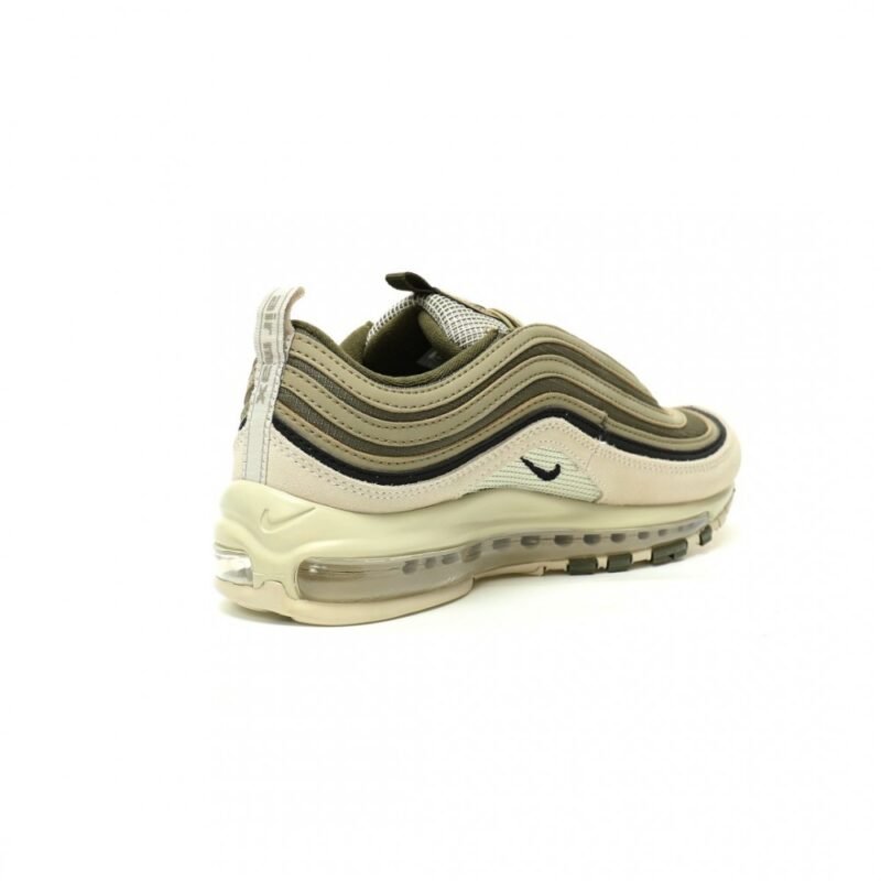 【AT12832】ナイキAir Max 97：ココナッツミルク色とオリーブグリーンでモダンかつクラシックなスタイルを演出 | Nike Air Max