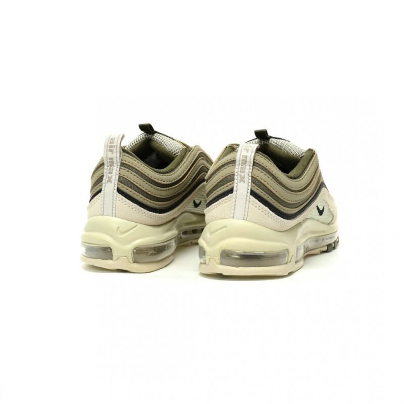 【AT12832】ナイキAir Max 97：ココナッツミルク色とオリーブグリーンでモダンかつクラシックなスタイルを演出 | Nike Air Max