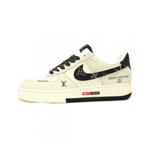 【AT12840】Louis Vuitton × Nike Air Force 1 コラボ スニーカー | ハイエンドストリートファッション | Nike x Louis Vuitton