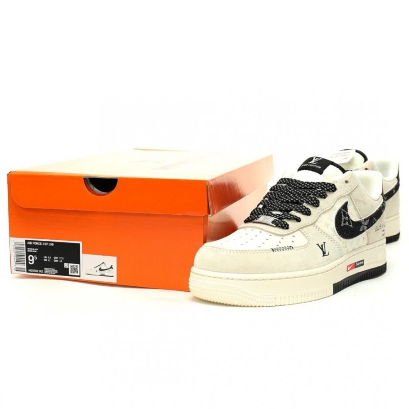 【AT12840】Louis Vuitton × Nike Air Force 1 コラボ スニーカー | ハイエンドストリートファッション | Nike x Louis Vuitton