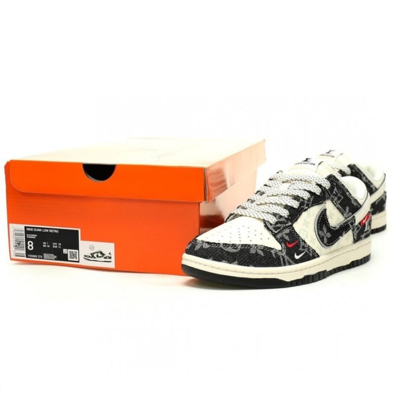 【AT12842】ルイ・ヴィトン x ナイキ SB ダンク ロー コラボ スニーカー | LV x Nike