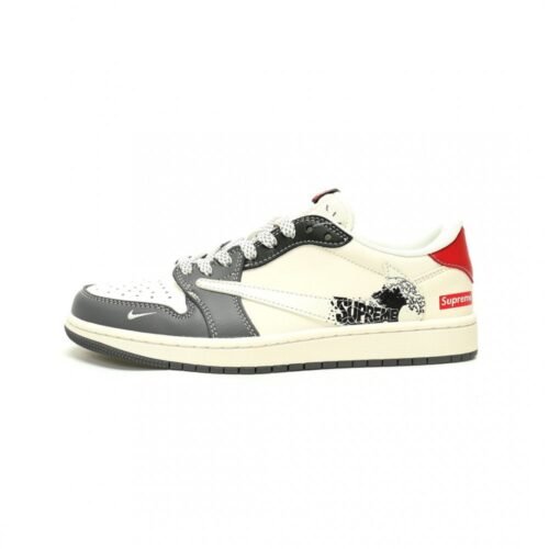 【AT12847】Supreme x Travis Scott x Nike Air Jordan 1 Low - ストリートファッション文化の最高峰 | Supreme x Nike