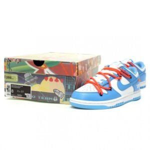 【AT12859】Nike x Off-WhiteコラボSB Dunk Lowスケートボードシューズ | Off-White x Nike