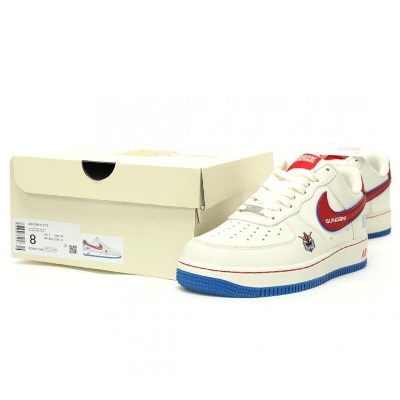 【AT12881】ナイキ×GUNDAM Air Force 1スニーカー - メカ要素が際立つ限定コラボデザイン | Air Force 1