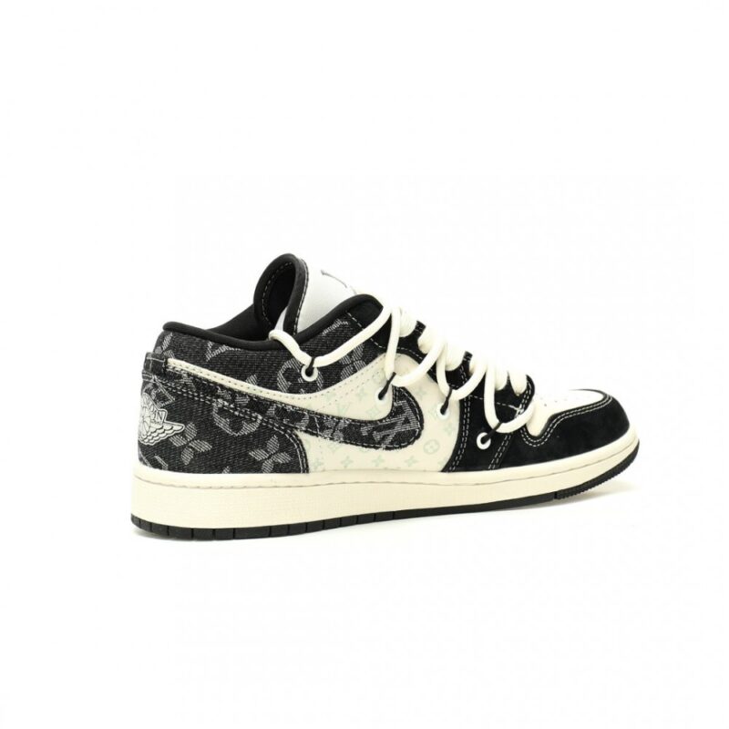 【AT12927】ルイ・ヴィトン x ナイキ エアジョーダン 1ローコラボスニーカー | LV x Nike