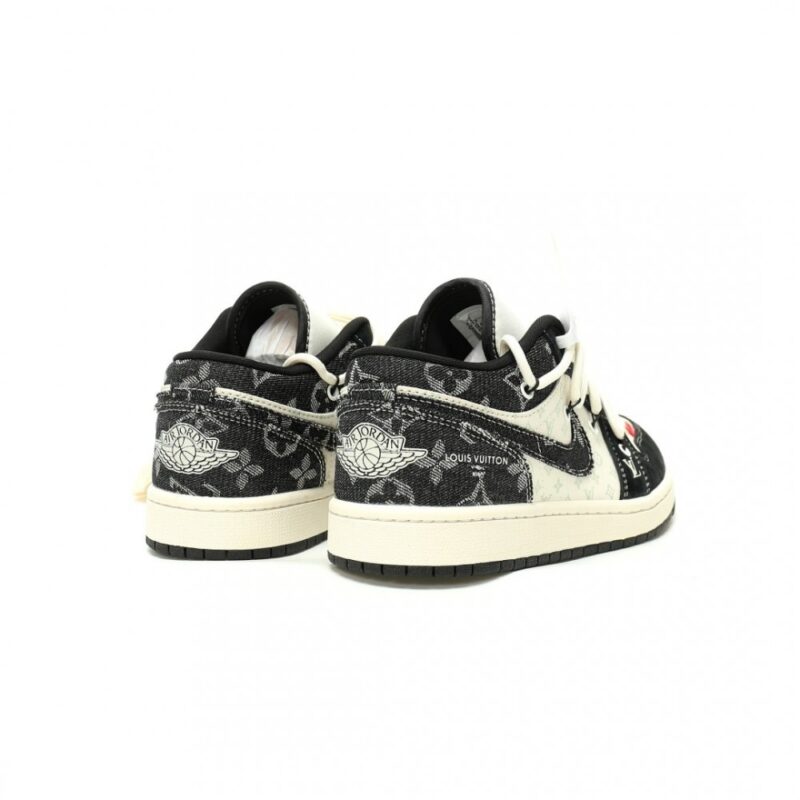 【AT12927】ルイ・ヴィトン x ナイキ エアジョーダン 1ローコラボスニーカー | LV x Nike