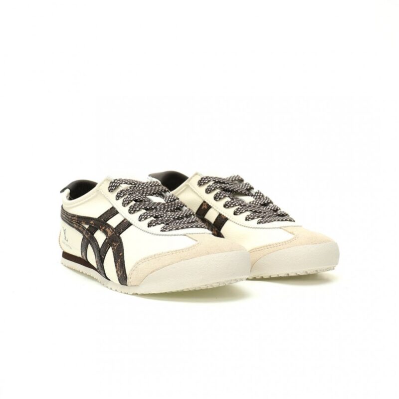 【AT12939】ルイ・ヴィトン x オニツカタイガー メキシコ66 リミテッドエディションランニングシューズ | Onitsuka Tiger