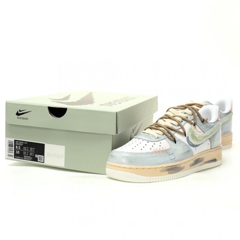 【AT12958】ナイキ x Off-WhiteコラボAir Force 1 ストリートファッションとアートの融合 | Off-White x Nike
