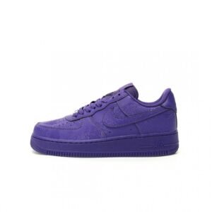 【AT12959】ナイキ×コービー・ブライアントコラボ Air Force 1 Low エアフォース1ロー Court Purple カラー牛革スニーカー | Nike Kobe