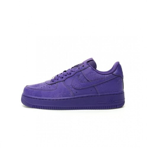 【AT12959】ナイキ×コービー・ブライアントコラボ Air Force 1 Low エアフォース1ロー Court Purple カラー牛革スニーカー | Nike Kobe