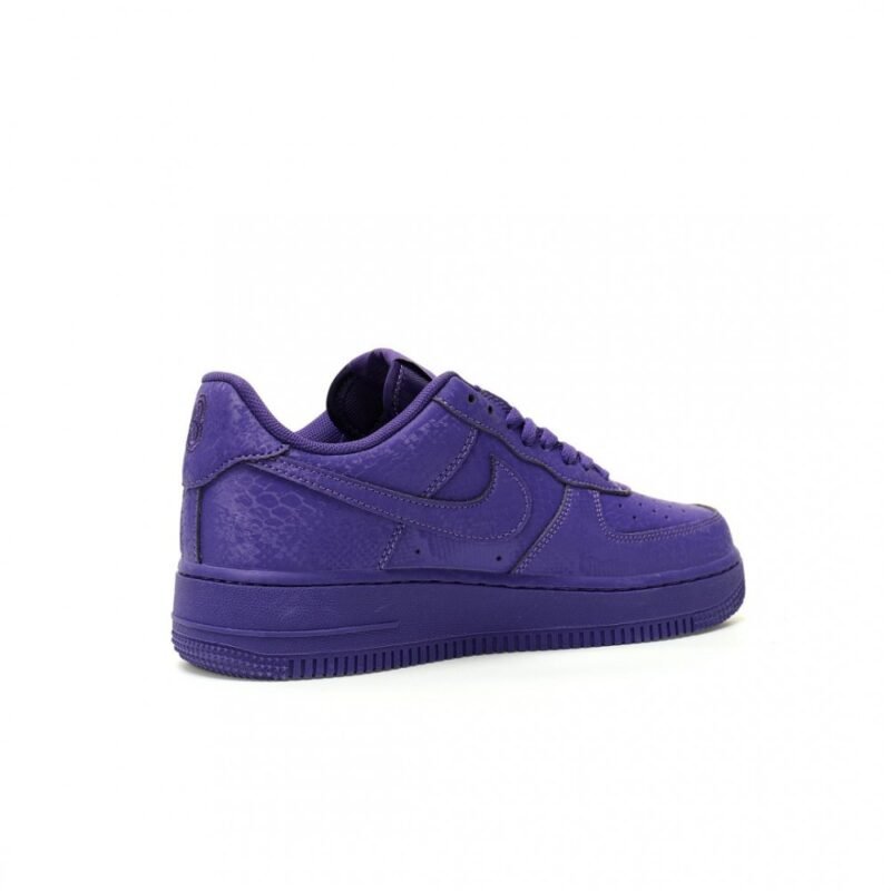 【AT12959】ナイキ×コービー・ブライアントコラボ Air Force 1 Low エアフォース1ロー Court Purple カラー牛革スニーカー | Nike Kobe