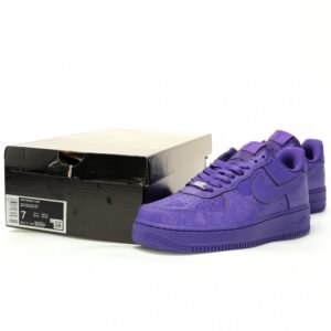 【AT12959】ナイキ×コービー・ブライアントコラボ Air Force 1 Low エアフォース1ロー Court Purple カラー牛革スニーカー | Nike Kobe