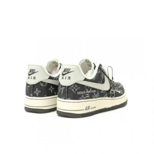 【AT12963】ルイ・ヴィトン×ナイキ ダークグレーデニムエアフォース1スニーカー | Louis Vuitton x Nike