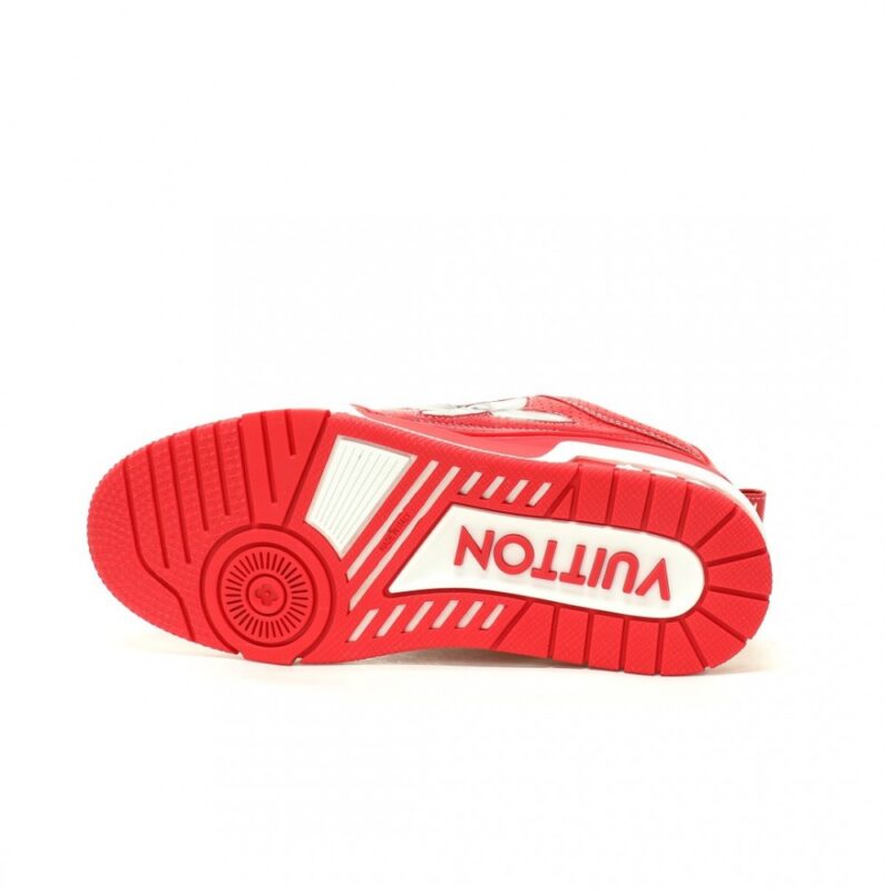 【AT12971】ルイ・ヴィトンLouis Vuitton LV Skate 1854 Low Sneakerシリーズ レッド＆ホワイトロートップスニーカー | Louis Vuitton Malletier