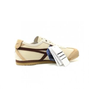 【AT12983】Onitsuka Tiger 鬼塚虎 Mexico 66 SD クリームホワイトと深茶色のレトロな美学を表現するスニーカー | Onitsuka Tiger