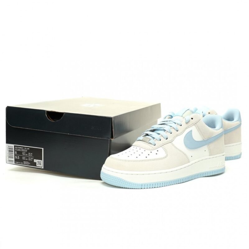 【AT12993】ナイキ Air Force 1 '07 Low ライト ボーン ライト アーモリー ブルー 復刻 カジュアル スニーカー | AF1