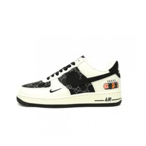 【AT12995】Gucci x Nike Air Force 1 Lowスニーカー - 高級素材と機能性を兼ね備えるストリートファッション | Gucci x Nike