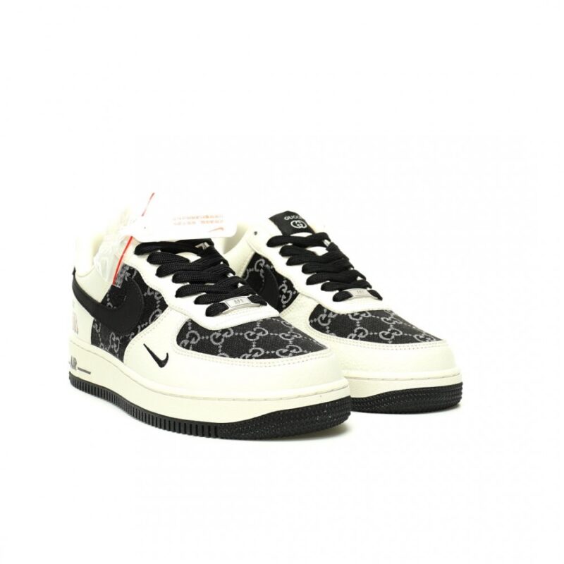 【AT12995】Gucci x Nike Air Force 1 Lowスニーカー - 高級素材と機能性を兼ね備えるストリートファッション | Gucci x Nike