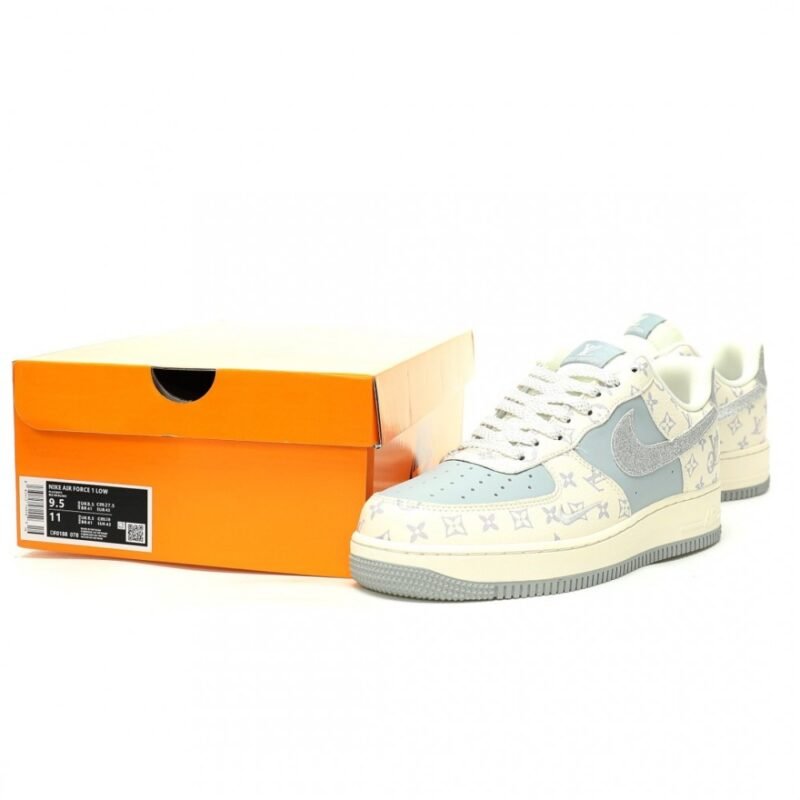 【AT12999】ルイ・ヴィトン x ナイキ Air Force 1 コラボスニーカー デザイナーラグジュアリー | Louis Vuitton x Nike